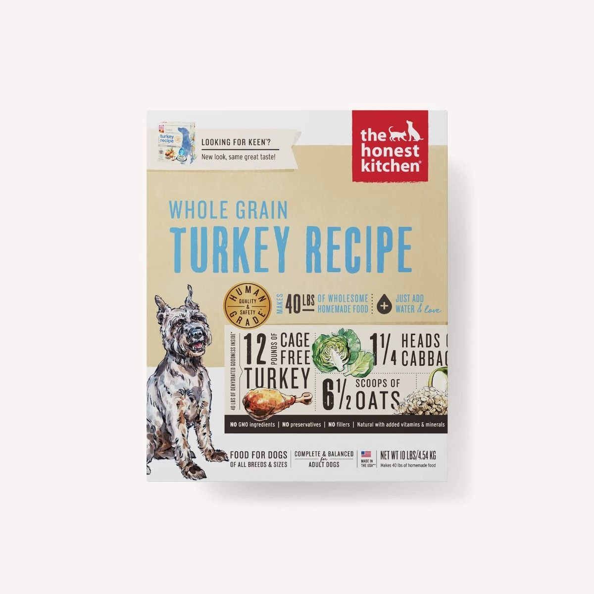 Furly's Pet Supply The Honest Kitchen Dehydrated Whole Grain Turkey Recipe (Keen) Dog 3 Furly's Pet Supply The Honest Kitchen Dehydrated Whole Grain Turkey Recipe (Keen) Dog