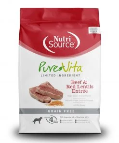 PureVita Beef & Lentil Entree Grain Free Dog Food