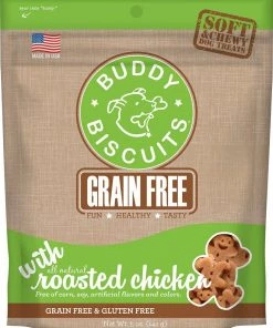 Furly's Pet Supply Cloud Star Grain Free Soft & Chewy Buddy Biscuits Chicken Flavor