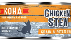 Canned Food Koha Chicken Stew Canned Cat Food 5.5 Oz Can