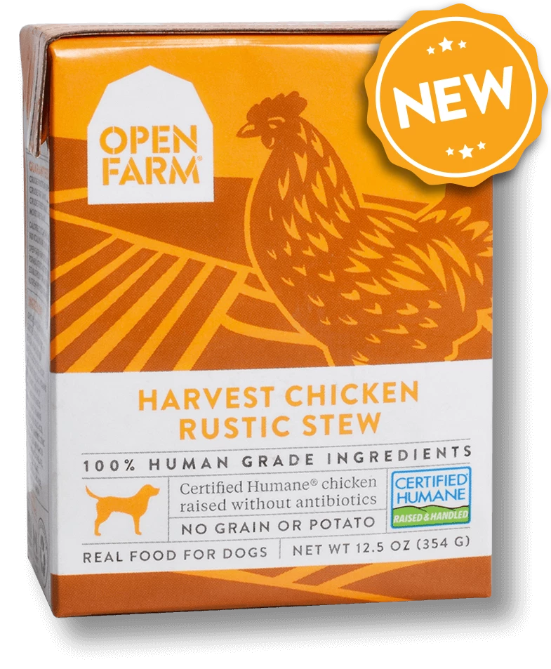 Dog Open Farm Harvest Chicken Rustic Stew 12.5oz 3 Dog Open Farm Harvest Chicken Rustic Stew 12.5oz