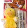 Furlys Store Kong Catnip Refillable Duckie Cat Toy With Catnip