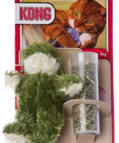 Kong Catnip Refillable Frog Cat Toy With Catnip