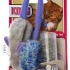 Furlys Store Kong Catnip Refillable Mice Cat Toy With Catnip