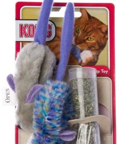 Furlys Store Kong Catnip Refillable Mice Cat Toy With Catnip