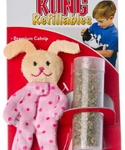 Furlys Store Kong Catnip Refillable Pajama Buddy Cat Toy With Catnip