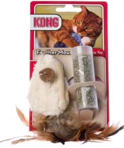 Furlys Store Kong Feather Mouse Catnip Toy