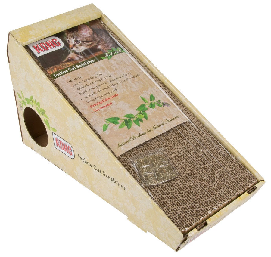 Furlys Store Kong Incline Cat Scratcher With Catnip 3 Furlys Store Kong Incline Cat Scratcher With Catnip