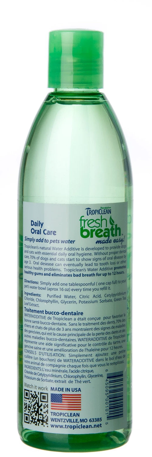 Furlys Store TropiClean Fresh Breath Water Additive 4 Furlys Store TropiClean Fresh Breath Water Additive