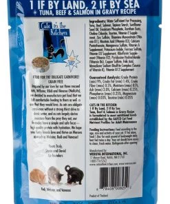 Weruva 1 If By Land, 2 If By Sea Tuna, Beef, And Salmon Cat Food Pouches