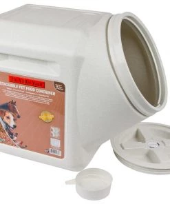 Furlys Store Gamma Vittles Vault Stackable Pet Food Storage Container 60lb Capacity Dog