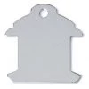 Furlys Store Chrome Fire Hydrant Shaped Dog ID Tag With Custom Engraving