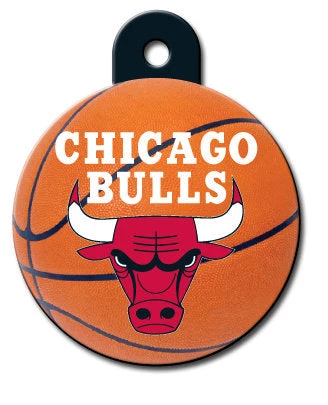 Furlys Store Dog Chicago Bulls Circle Shaped Pet ID Tag With Custom Engraving 3 Furlys Store Dog Chicago Bulls Circle Shaped Pet ID Tag With Custom Engraving