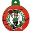 Furlys Store Boston Celtics Circle Shaped Pet ID Tag With Custom Engraving