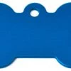 Furlys Store Aluminum Blue Bone Shaped Dog ID Tage With Custom Engraving