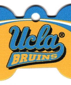 Furly's Pet Supply UCLA Bruins Bone Shaped Dog ID Tag With Custom Engraving