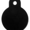 Furly's Pet Supply Dog Black Aluminum Circle Shaped Pet ID Tag With Custom Engraving 2 Furly's Pet Supply Dog Black Aluminum Circle Shaped Pet ID Tag With Custom Engraving