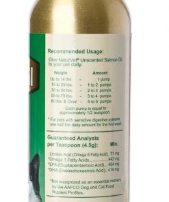 Furly's Pet Supply NaturVet Unscented Salmon Oil Supplement For Cats And Dogs