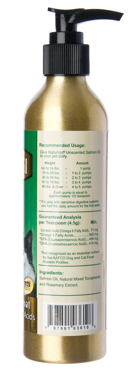 Furly's Pet Supply NaturVet Unscented Salmon Oil Supplement For Cats And Dogs 4 Furly's Pet Supply NaturVet Unscented Salmon Oil Supplement For Cats And Dogs