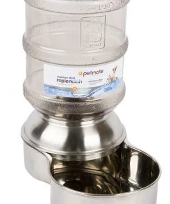 Furly's Pet Supply Petmate Replendish Stainless Steel Waterer Dog