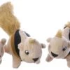Furly's Pet Supply Kyjen Hide-a-Squirrel Replacement Squirrel 3-Pack Dog Toys
