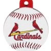 Furly's Pet Supply St Louis Cardinals Circle Shaped Pet ID Tag With Custom Engraving Dog