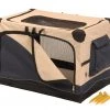 Furly's Pet Supply Precision Pet Soft-Side Pet Crate 3000 Navy/Tan