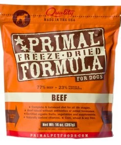 Primal Freeze-Dried Beef Raw Dog Food