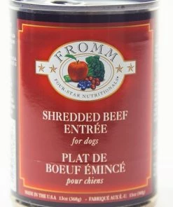 Fromm Four Star Shredded Beef Canned Dog Food