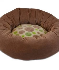 Furly's Pet Supply Precision Pet Green Spot Donut Bumper Bed Dog