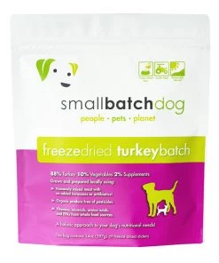 SmallBatch Freeze-Dried Turkey Sliders Dog Food