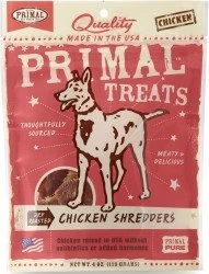 Primal Chicken Shredder Dog Treats
