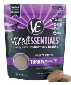 Furly's Pet Supply Vital Turkey Mini Patties 1lb Dog