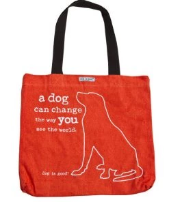 Dog Is Good A Dog Can Change The Way You See The World Tote Feeding Accessories