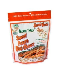 Furly's Pet Supply Sam's Yams Sweet Potato Bichon Fries Dog Treats