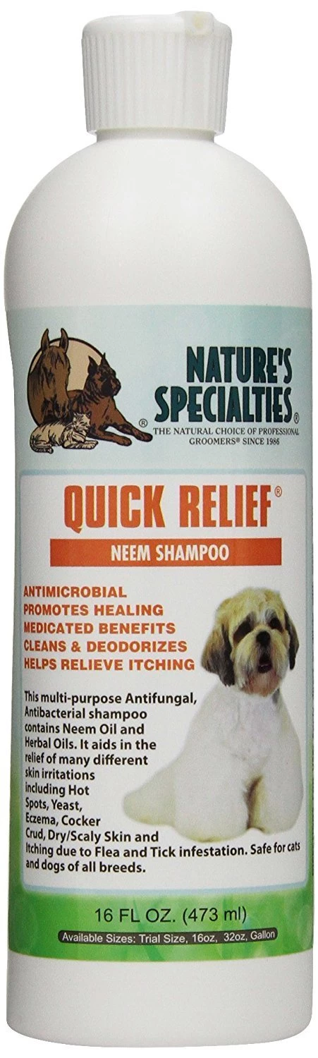 Furly's Pet Supply Dog Nature's Specialties Quick Relief Neem Shampoo For Pets 3 Furly's Pet Supply Dog Nature's Specialties Quick Relief Neem Shampoo For Pets