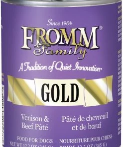 Fromm Gold Venison & Beef Pate Dog Food Can 12.2oz