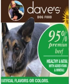 Dave's Pet Food Dave's 95% Premium Meats Canned Dog Food Beef Recipe