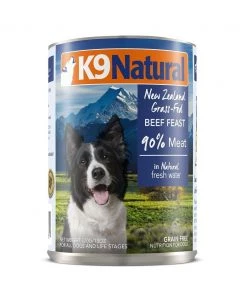 K9 Natural Beef Feast Dog Food Can