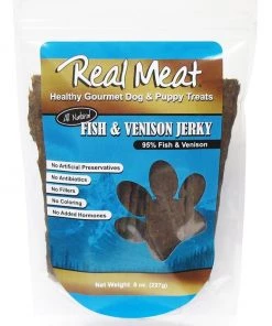 The Real Meat Company Food & Treats Real Meat Fish And Venison Jerky Dog Treats