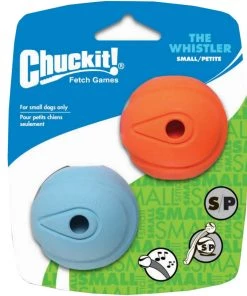 Furly's Pet Supply Chuckit Whistler Balls 2 Pack Small