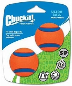 Furly's Pet Supply Dog Chuckit Ultra Ball Small 2 Pack