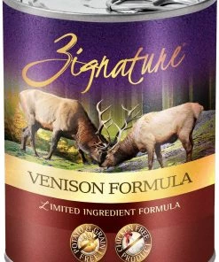 Zignature Venison Can 13oz Dog