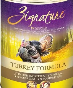 Zignature Grain Free Turkey Dog Food Can 13oz