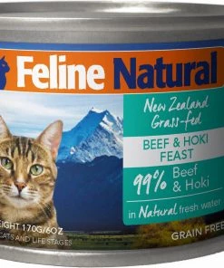 Feline Natural Beef & Hoki Cat Food Can