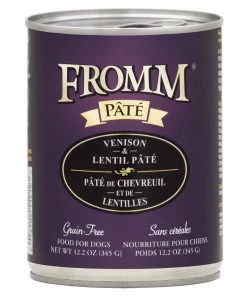 Fromm Venison & Lentil Pate Canned Dog Food 12.2oz
