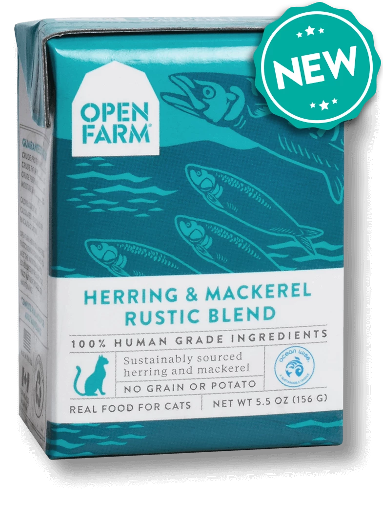 Food & Treats Open Farm Herring & Mackerel Rustic Blend 5.5 Oz 3 Food & Treats Open Farm Herring & Mackerel Rustic Blend 5.5 Oz