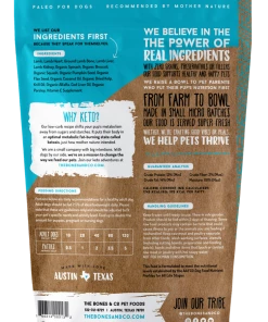 Bones & Co Frozen Raw Lamb Dog Food