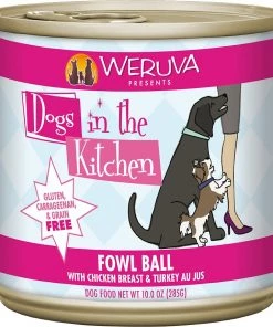 Weruva Fowl Ball With Chicken Breast & Turkey Canned Dog Food 10oz