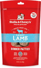 Stella & Chewy's Freeze Dried Dandy Lamb Dinner Dog Food